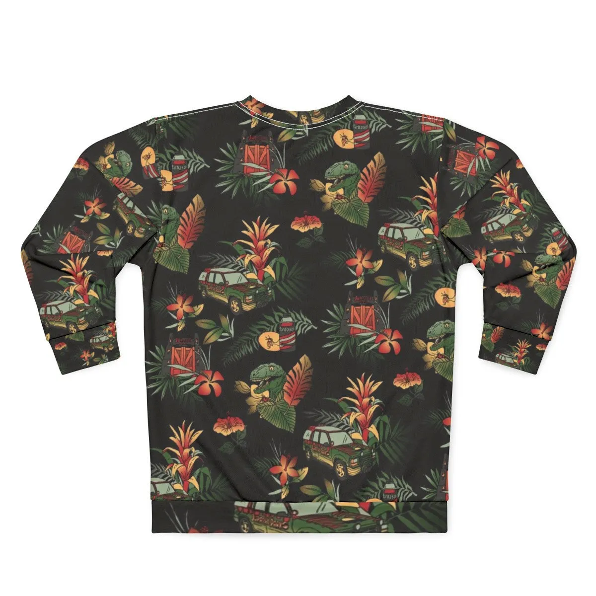 90s Jurassic Dinosaur Print Sweatshirt | Retro Movie Merchandise