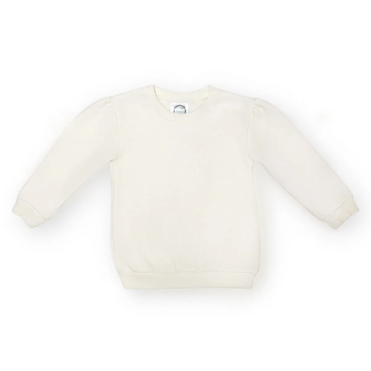 Cream Sweatshirt Collection (Bubbles, Puff Sleeve, Unisex)