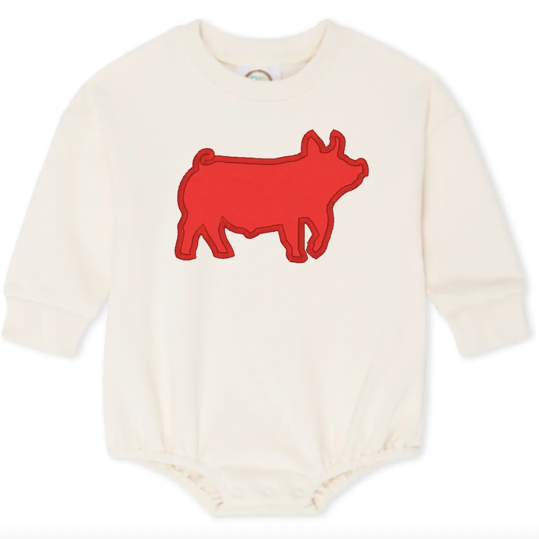 Cream Sweatshirt Collection (Bubbles, Puff Sleeve, Unisex)