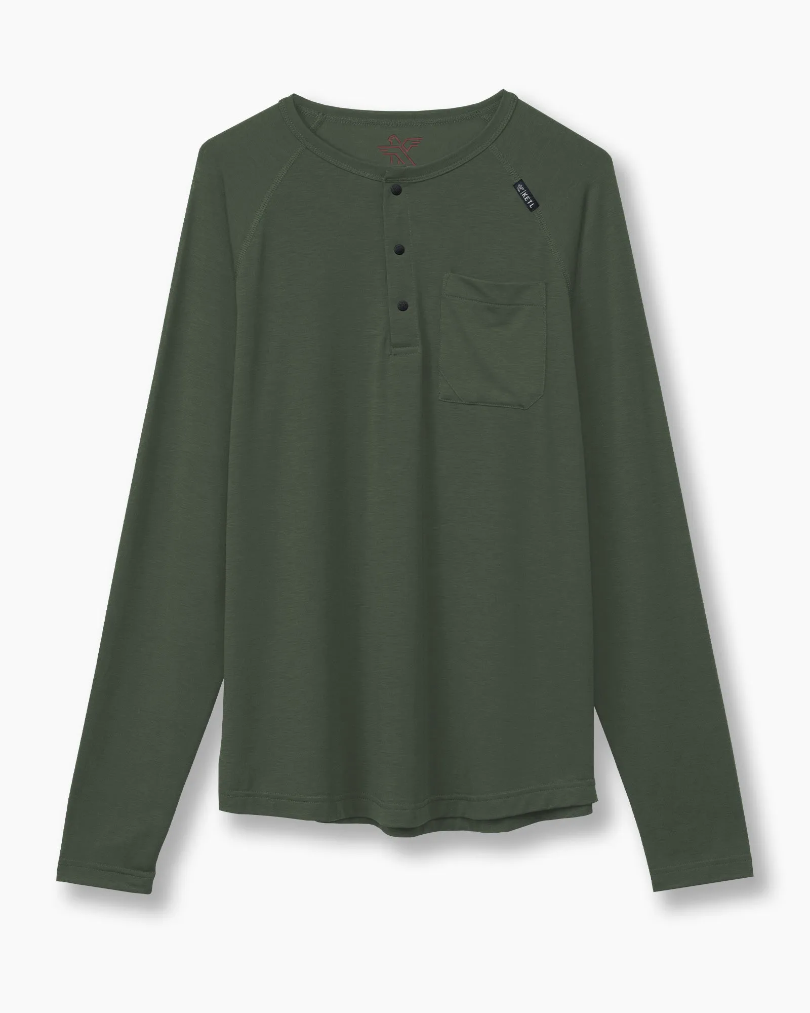 Departed Featherweight Performance Henley Pocket Tee