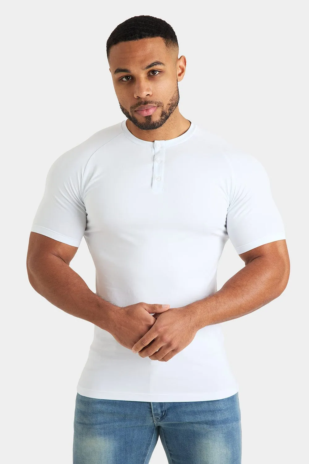 Everyday Henley T-Shirt in White