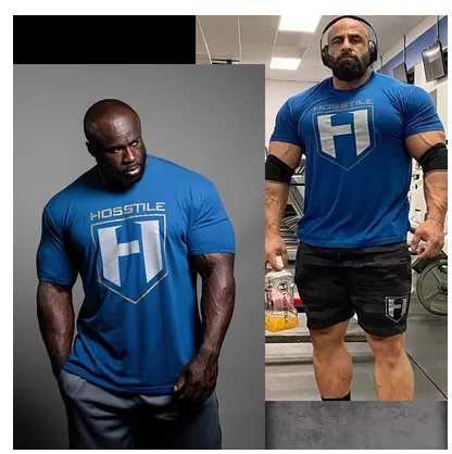 GYM BUDDY HOSTILE ARNOLD FIT MUSCLE FITNESS T SHIRTS