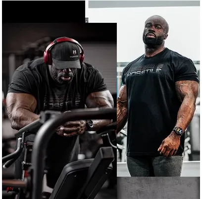GYM BUDDY HOSTILE ARNOLD FIT MUSCLE FITNESS T SHIRTS