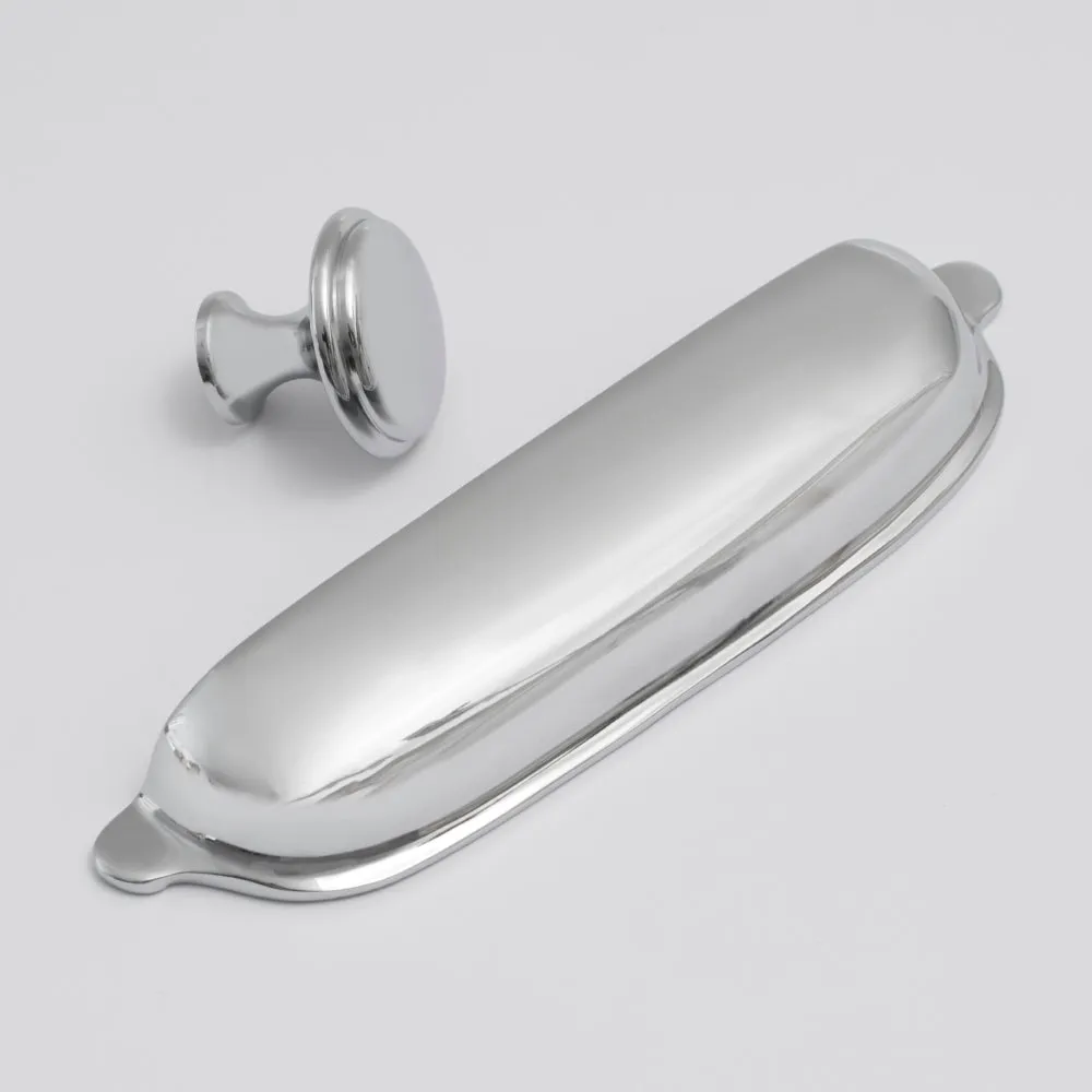 Halifax Knob - Polished Chrome