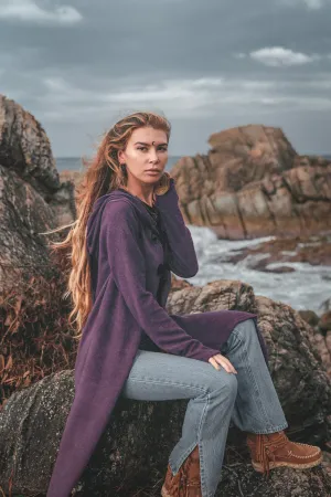 Hooded Cardigan Kala Acana Purple
