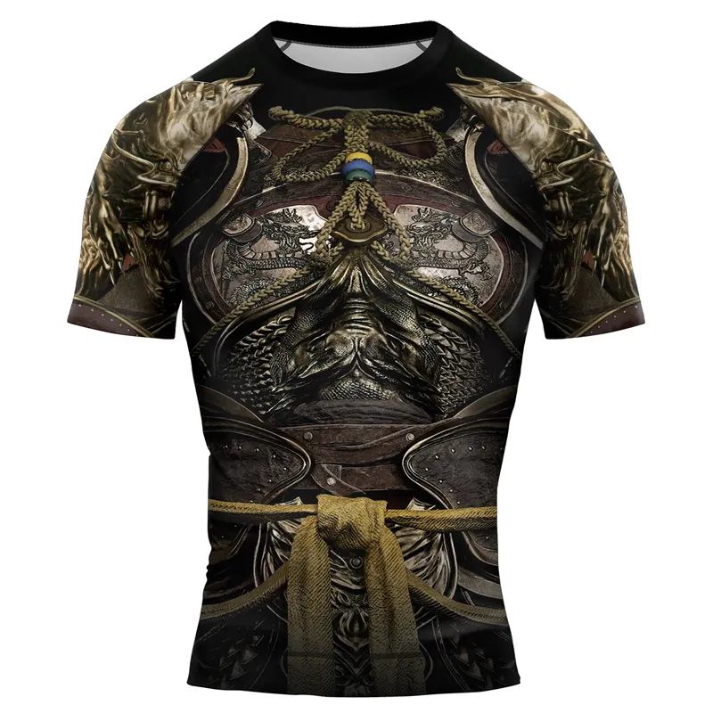 Imperial Dragon Armor Men's Short Sleeve Rash Guard