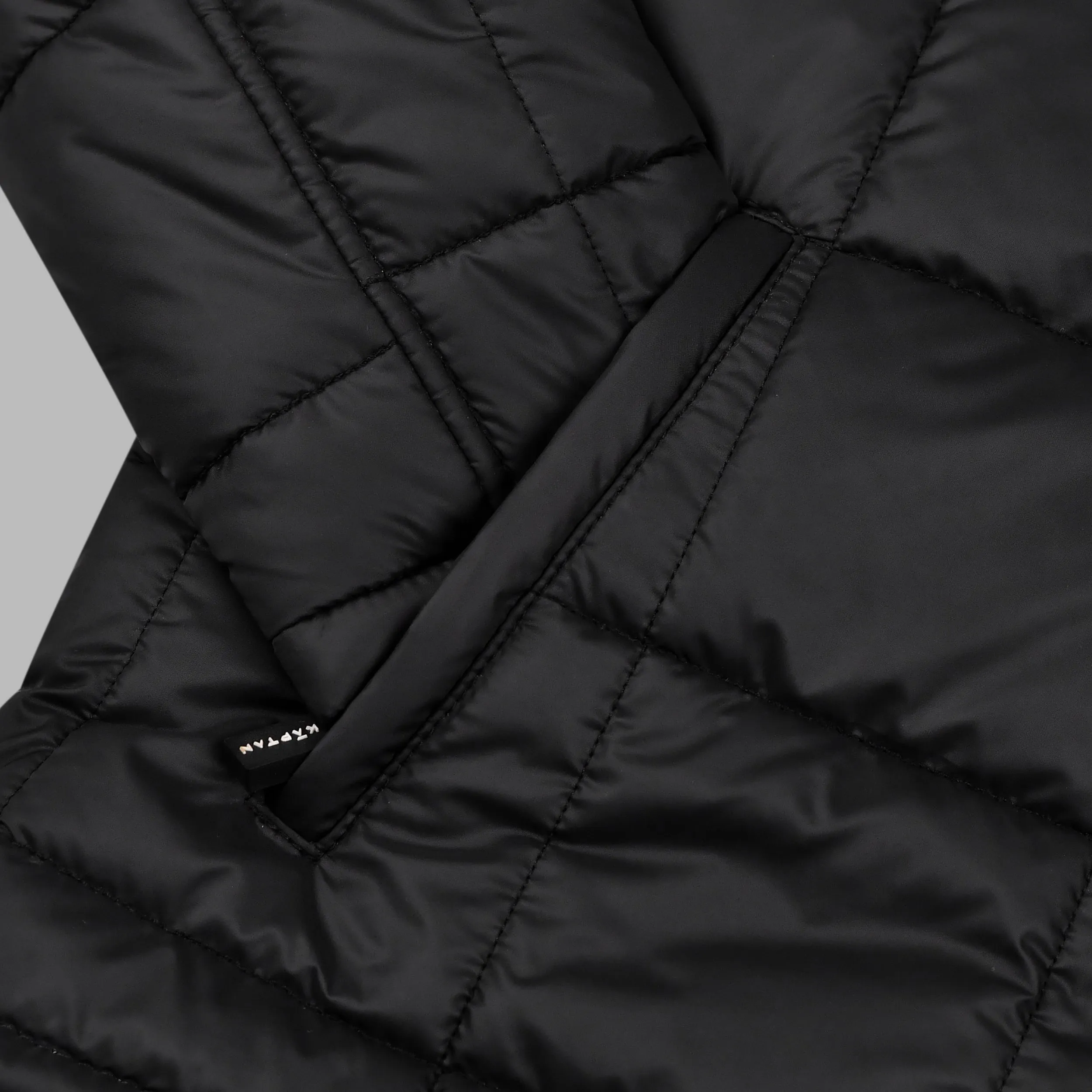 Mens Puffer Jacket Black | Kaptan