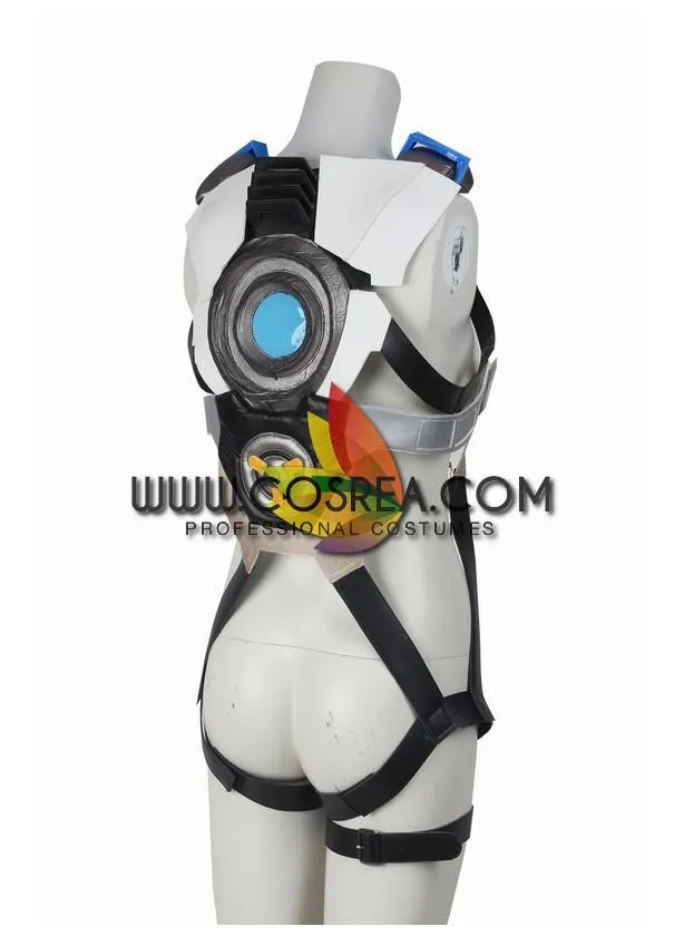 Overwatch Tracer Gradient Blue Cosplay Costume