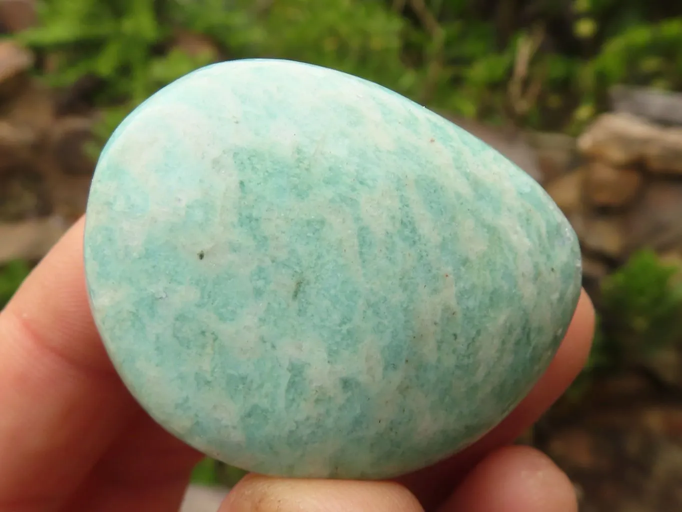 Polished Amazonite Free Forms x 13 From Zimbabwe