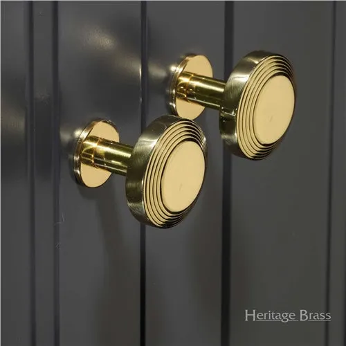 Ridge Cabinet Knob on Rose