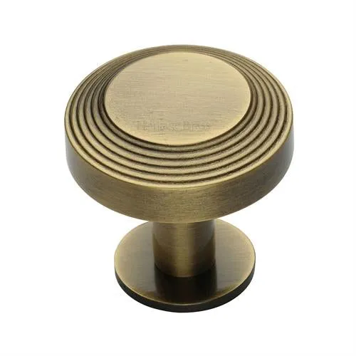 Ridge Cabinet Knob on Rose