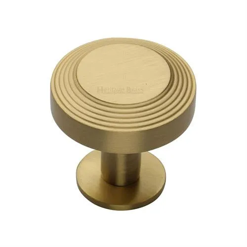 Ridge Cabinet Knob on Rose