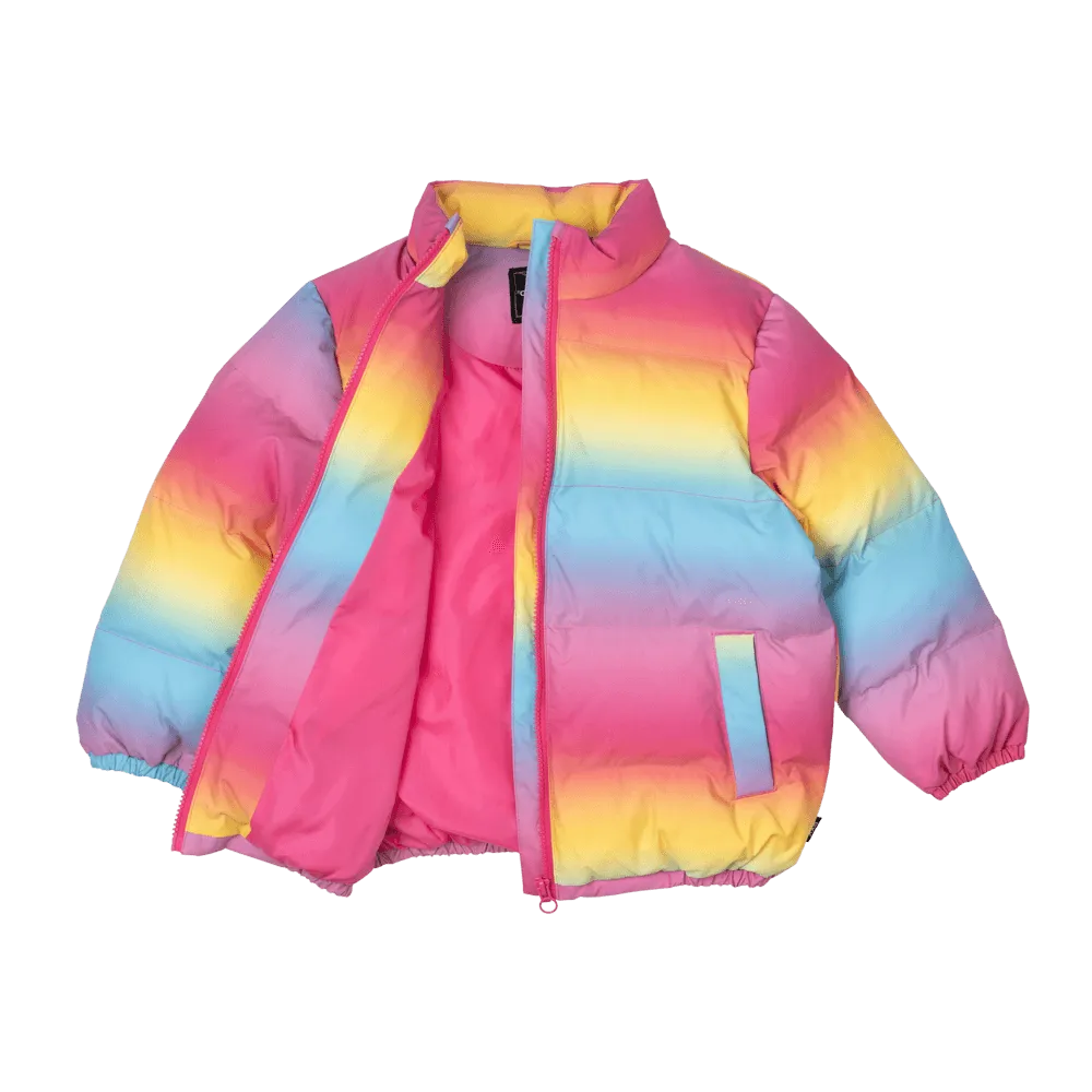 Rock Your Baby Rainbow Padded Jacket With Lining