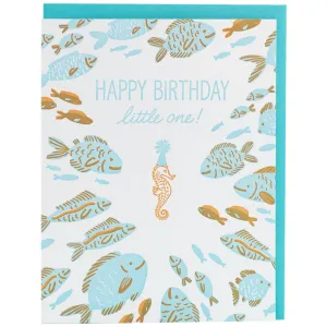 Seahorse Birthday Card by Smudge Ink