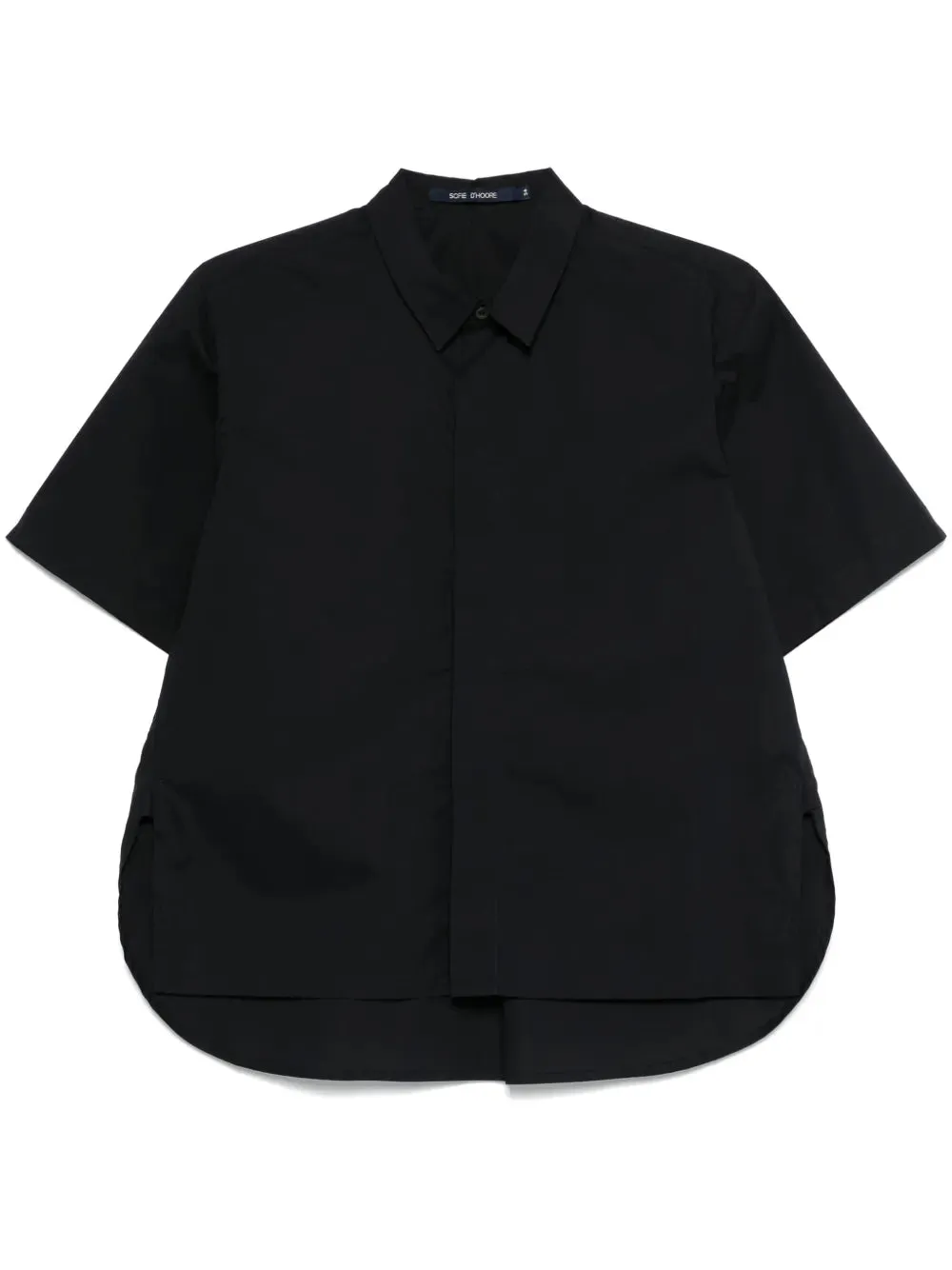 Sofie D'Hoore Classic Short Sleeve Shirt in Black