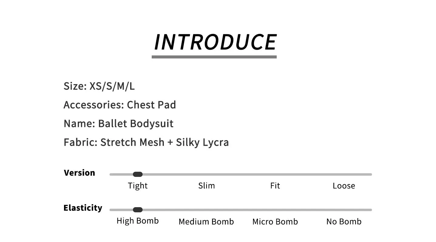 Summer V-neck Sling Pleated Gradient Ballet Practice Leotard
