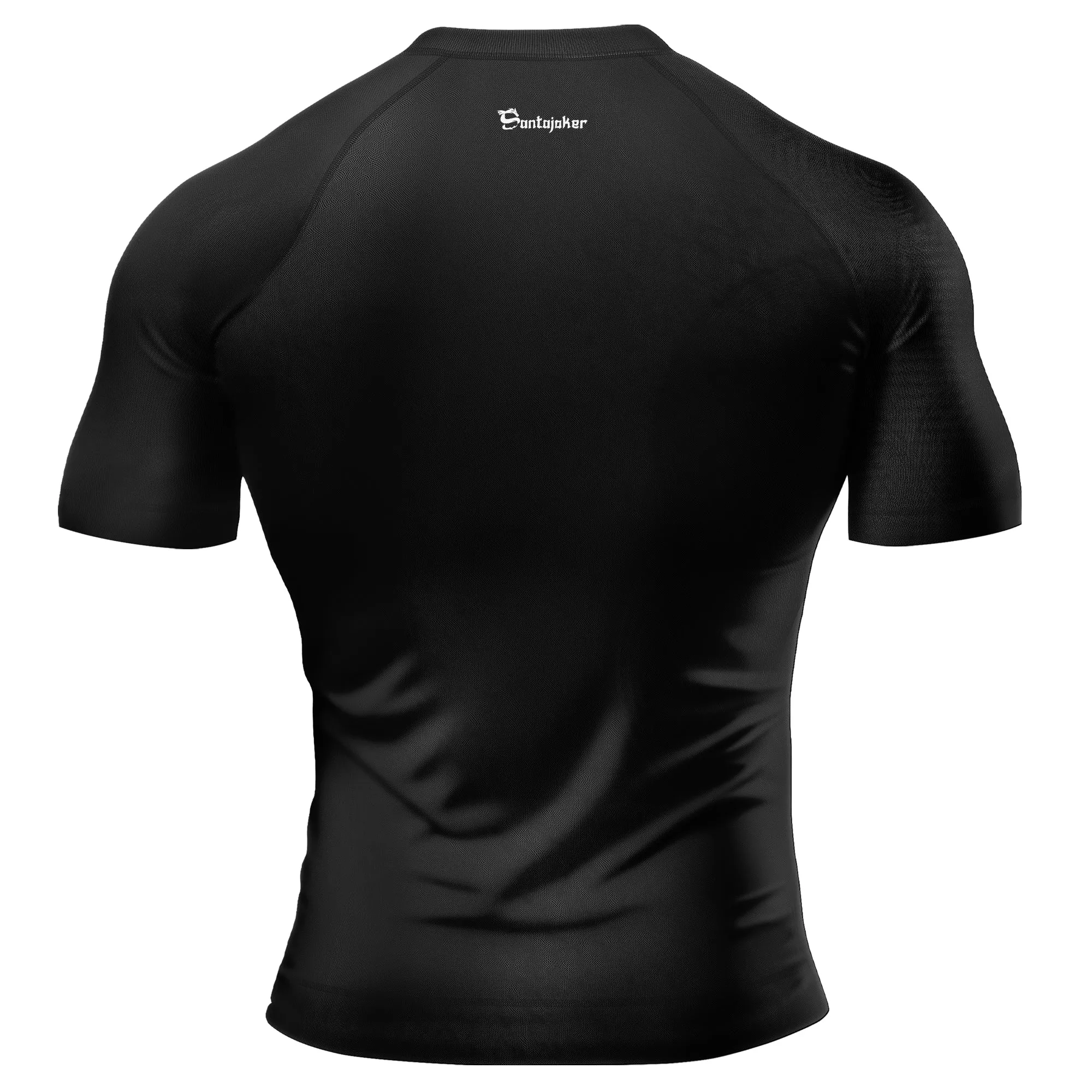 Superman Silver Emblem Men's Short Sleeve Rash Guard