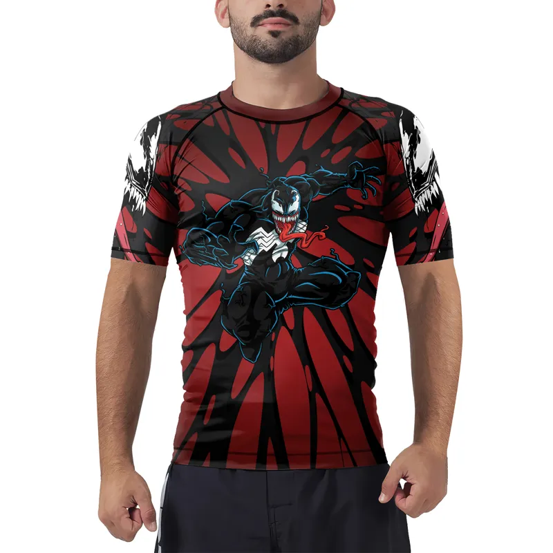 Symbiote Strike Men's Short Sleeve Rash Guard