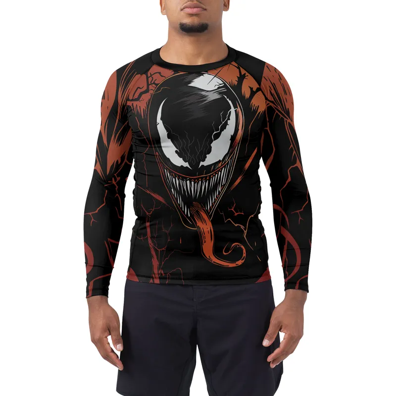 Venom's Rage Men's Long Sleeve Rash Guard