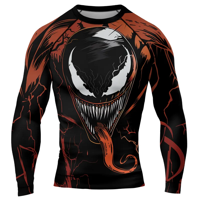 Venom's Rage Men's Long Sleeve Rash Guard