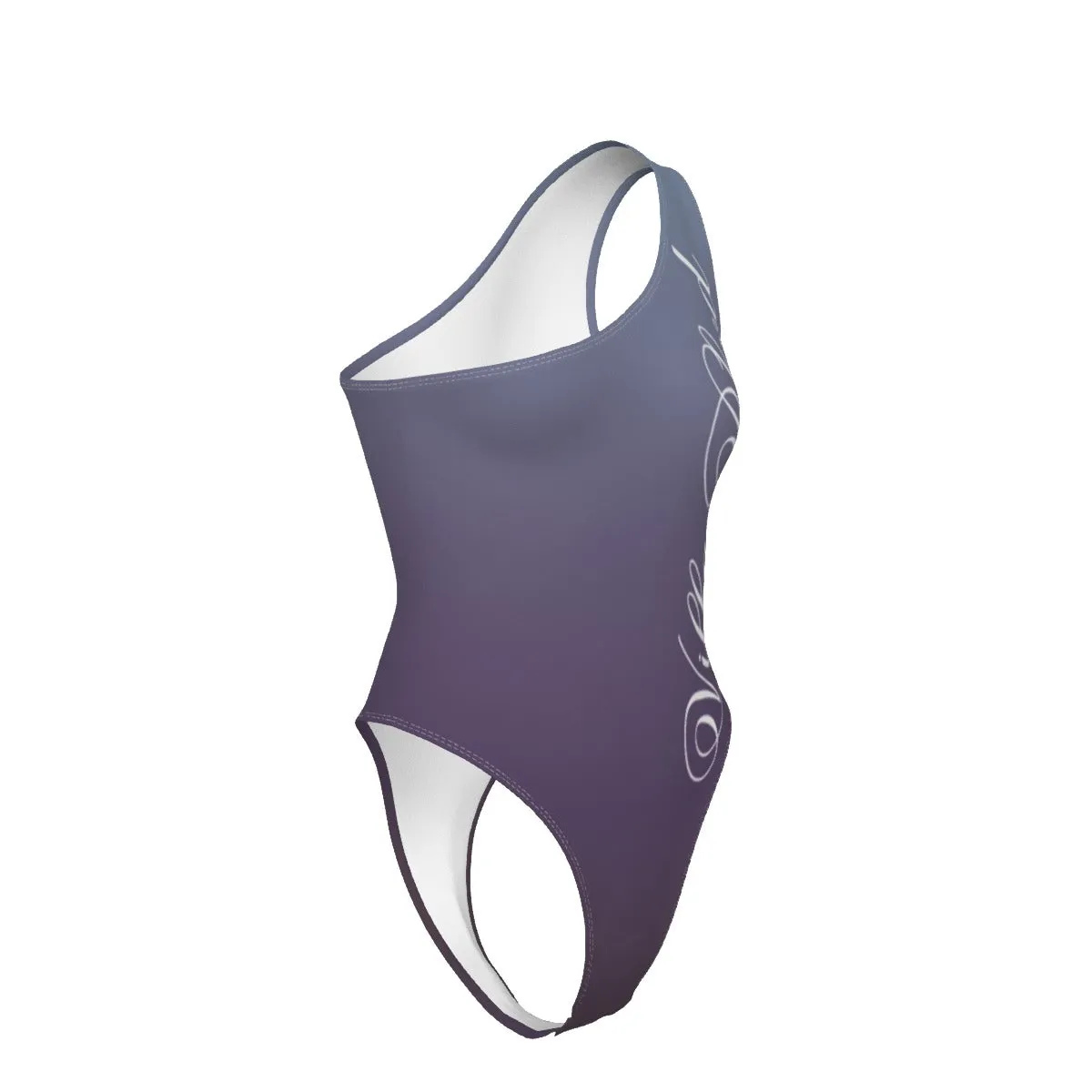 Villa Blvd Avenir Indicus Gradient One-Shoulder Bodysuit