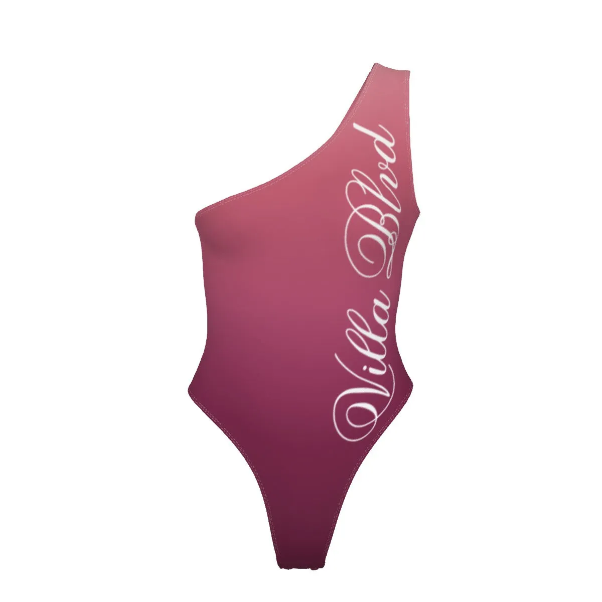 Villa Blvd Avenir Rosulus Gradient One-Shoulder Bodysuit