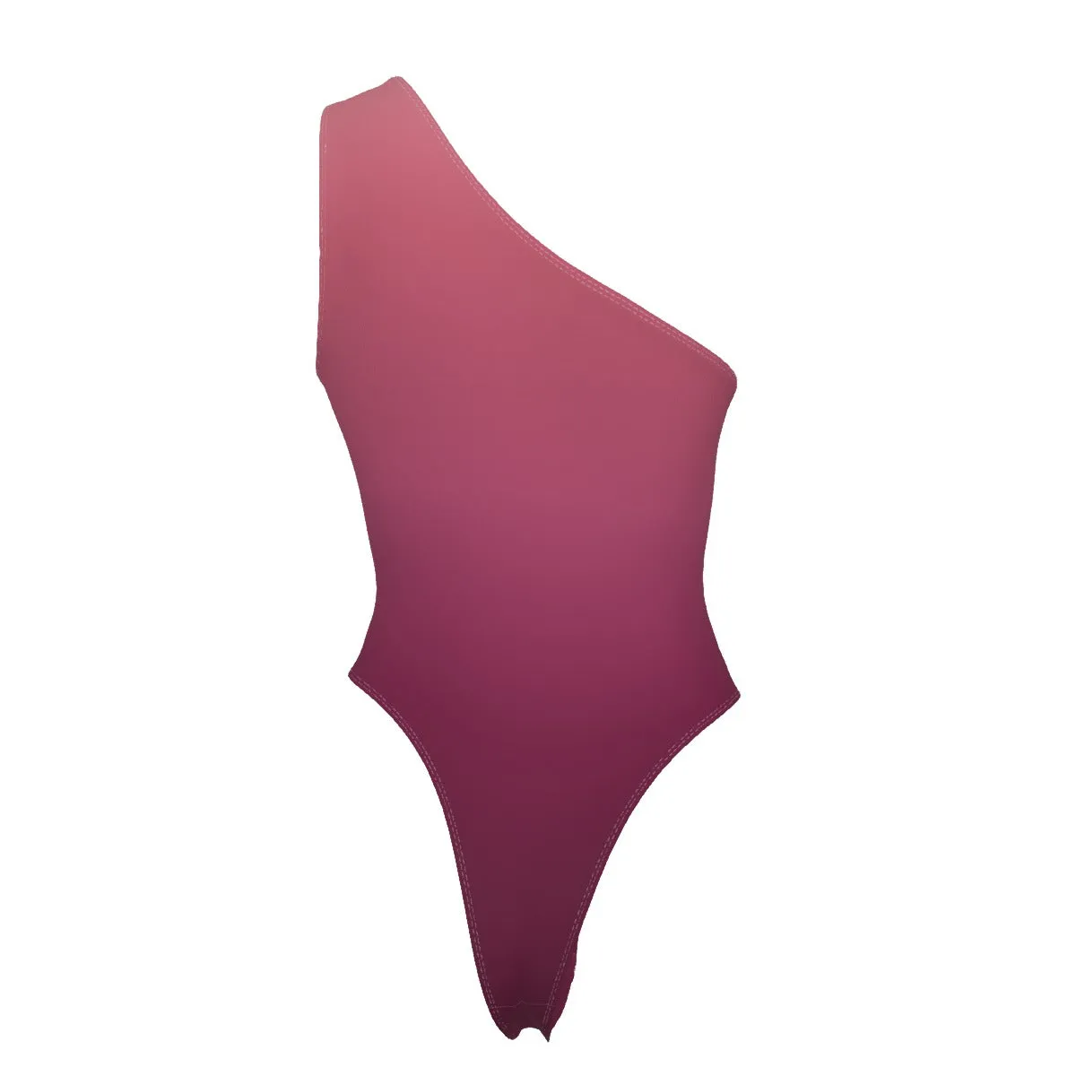 Villa Blvd Avenir Rosulus Gradient One-Shoulder Bodysuit