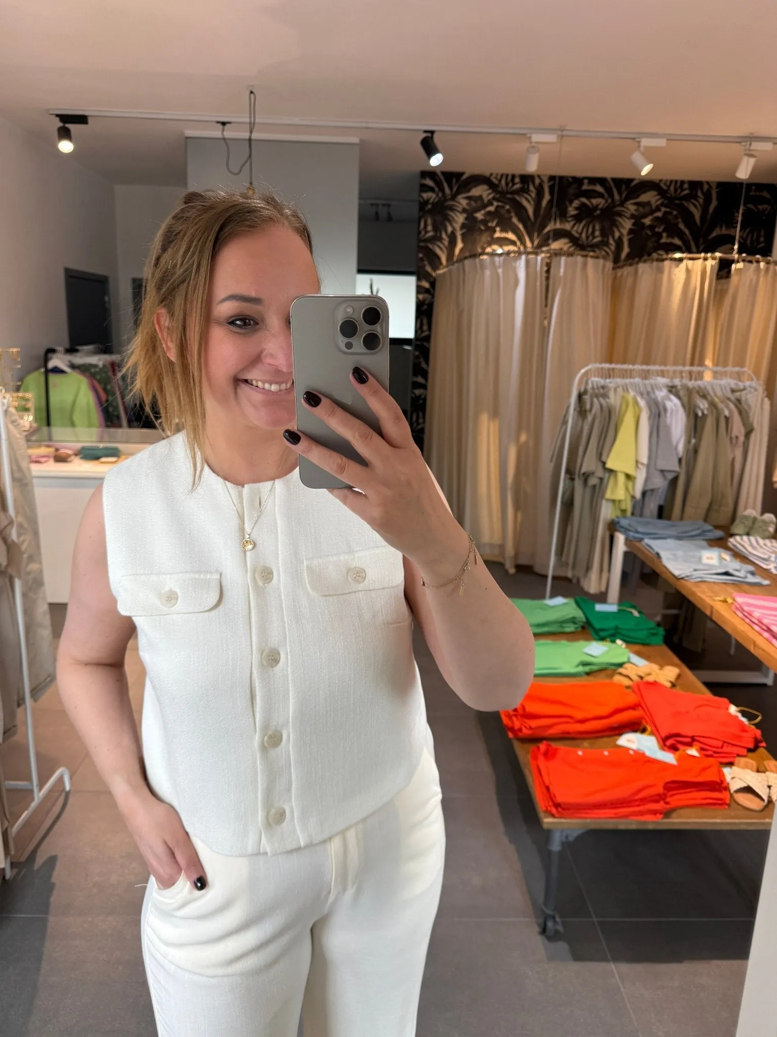 Ydence - Gilet Caterina Offwhite